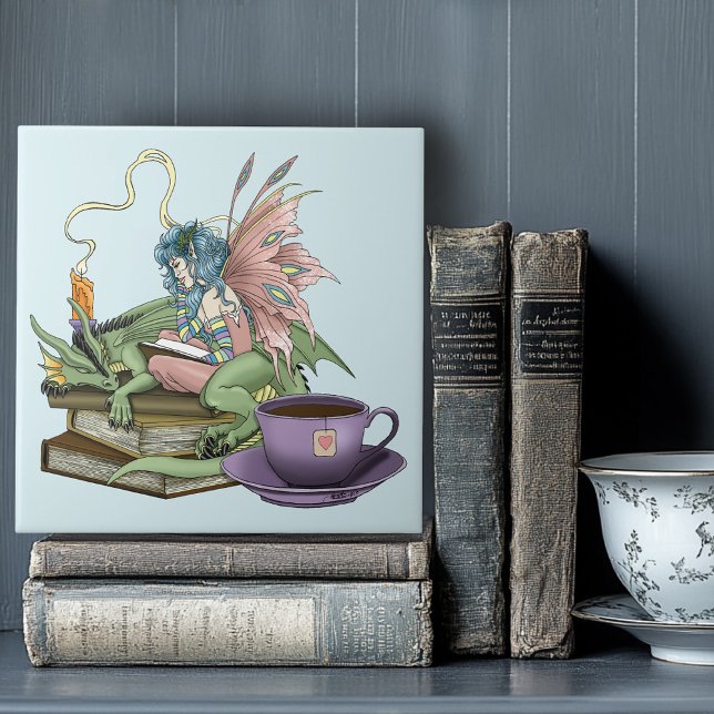 Fairy Dragon Books Tea Friendship  Tile (Creator Uploaded)