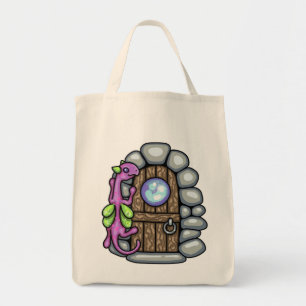 Fairy Dragon Door by Carrie Michael Tote Bag