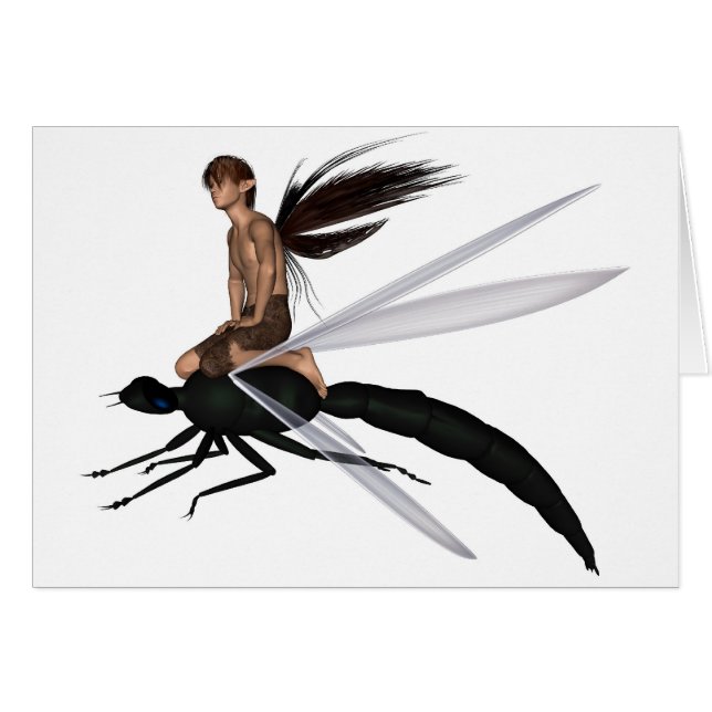Fairy Dragonfly Rider (Front Horizontal)