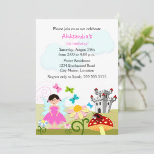 Fairy Enchanted Birthday Party Invitation