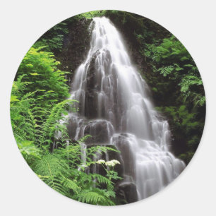 Fairy Falls Classic Round Sticker