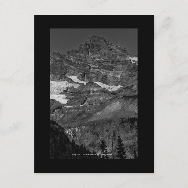 Fairy Falls of Little Tahoma Postcard (Front)