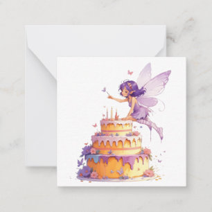 Fairy Fantasy Birthday Note Card
