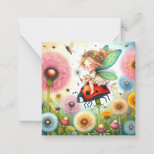 Fairy Fantasy Note Card (Front)