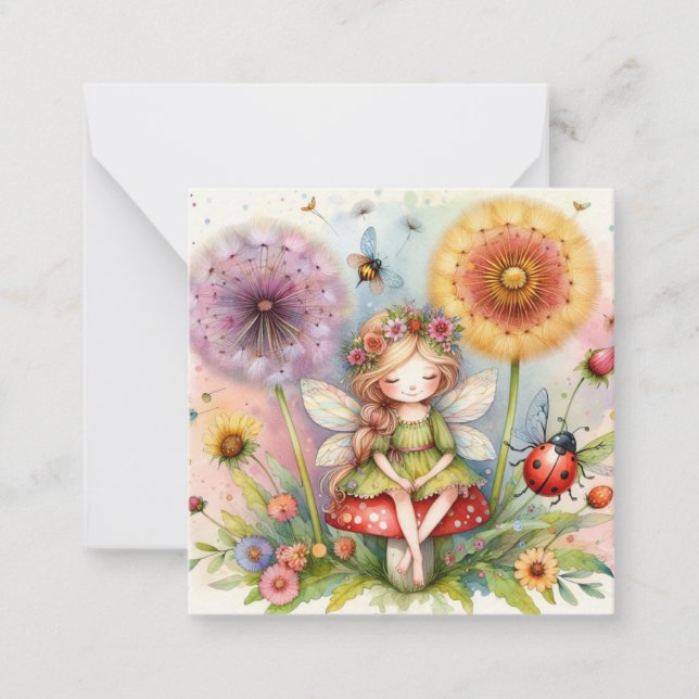 Fairy Fantasy Note Card (Front)