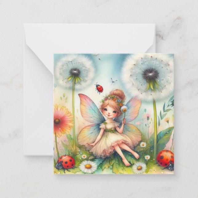 Fairy Fantasy Note Card (Front)
