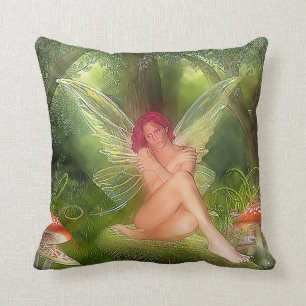 Fairy Fantasy Throw Pillow