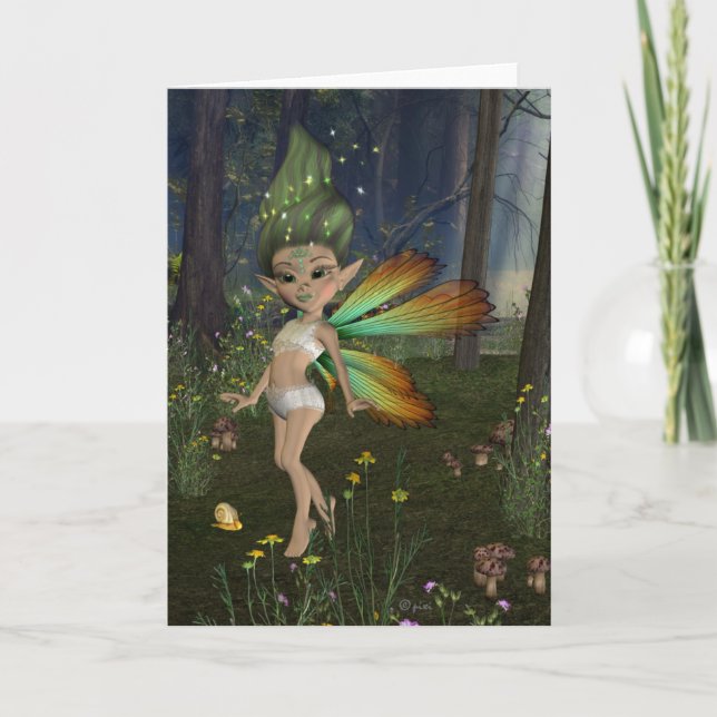 Fairy Feena - Greeting Card (Front)