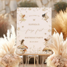 Fairy First Birday Boho Bienvenue