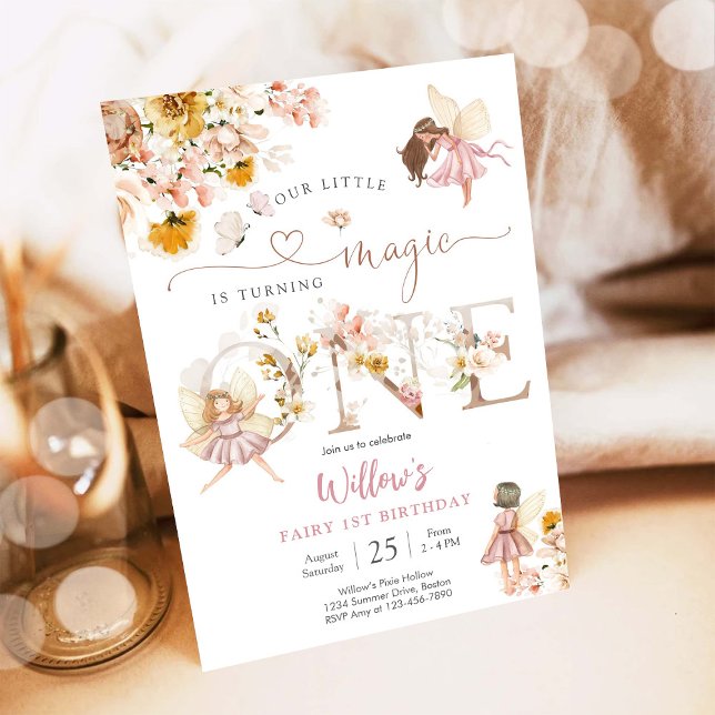 Fairy First Birthday Invitation (Creator Uploaded)