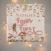 Fairy First Birthday Party Personalized Thank You