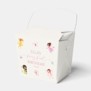 Fairy First Enchanted Fairies 1st Birthday Party Favor Box