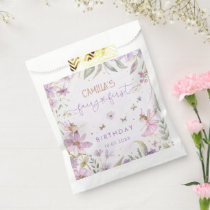 Fairy First Girl 1st Birthday  Favour Bag