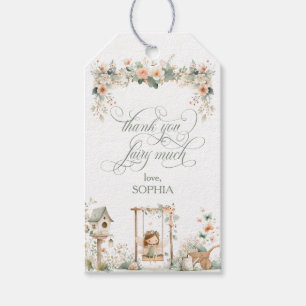 Fairy First Girl's Birthday Party Gift Tag