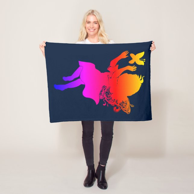 Fairy- Fleece Blanket, 30"x40" Blanket (In Situ)