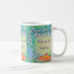 Fairy Flower Garden Art Custom Coffee Mug