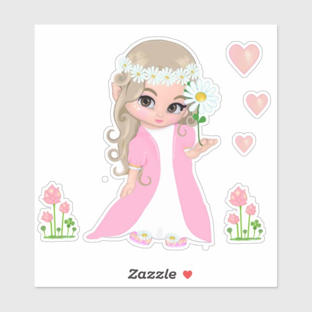 Fairy & Flowers (Sheet)
