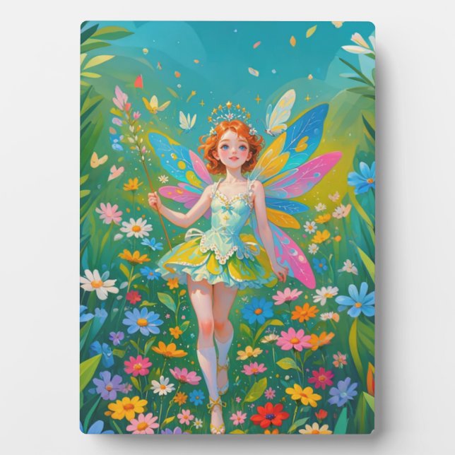 fairy Flowers  Plaque (Front)