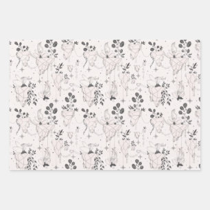 Fairy Flying Wonderland Wrapping Paper Sheet