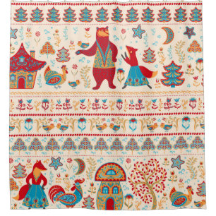 Fairy Forest Animals: Beige Background