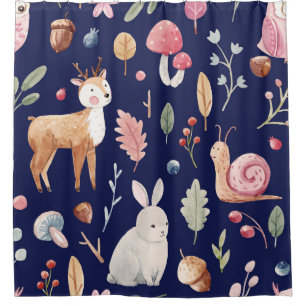 Fairy Forest Animals Children's Watercolor