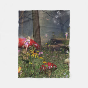Fairy Forest Fleece Blanket
