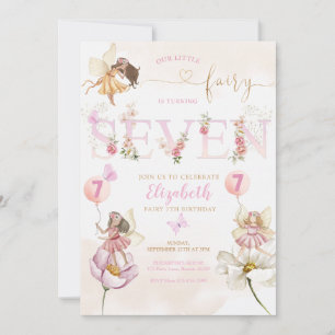 Fairy Forest Girl Birthday Magical Invitation