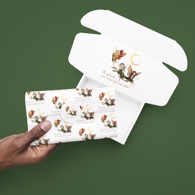 Fairy Friends Tissue Paper  (Let a friend know how much they mean to you with this fairy tissue paper! Matching collection! )