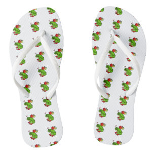 Fairy Frog Flip Flops