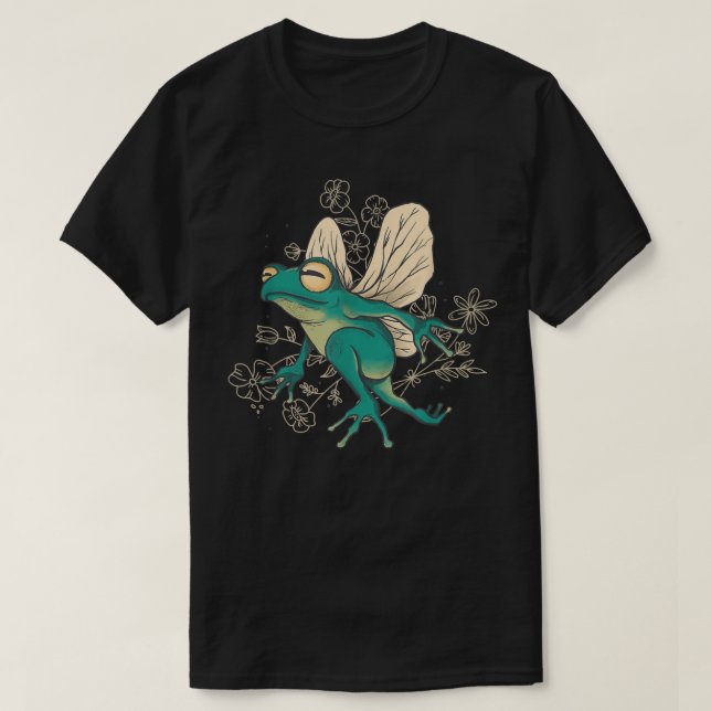 Fairy Frog  T-Shirt (Design Front)