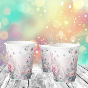 Fairy Garden Baby Shower Paper Cups