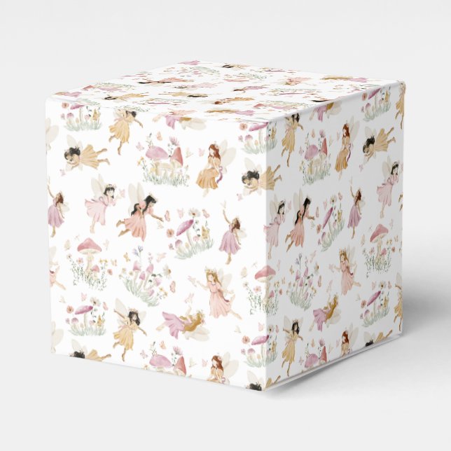 Fairy Garden Birthday Favor Box (Front Side)