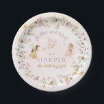 Fairy Garden Birthday Paper Plates<br><div class="desc">These birthday paper plates feature a whimsical fairy garden design with a modern hand-lettered font. All of the text is fully editable. For more advanced customization of this design,  simply select the "Customize It" button above.</div>
