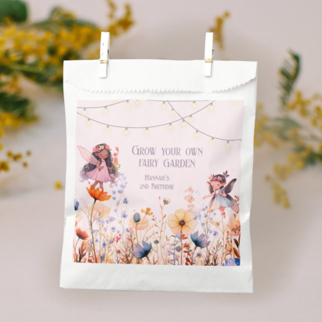 Fairy Garden Seeds Birthday Favour Bag (Creator Uploaded)