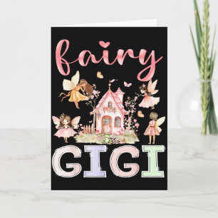 Fairy Gigi Magical Floral Funny Birthday Girl Fair Card