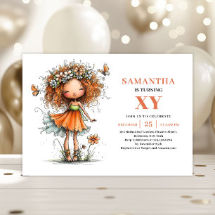 Fairy Girl Birthday Magical Pastel invitation