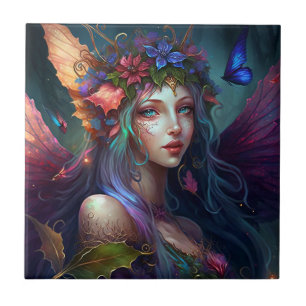 Fairy Girl Fantasy Art Ceramic Tile