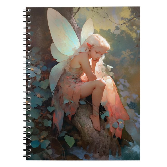 Fairy Girl Fantasy Art Notebook (Front)