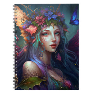 Fairy Girl Fantasy Art Notebook