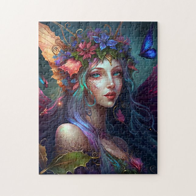 Fairy Girl Imaginaire Art Jigsaw Puzzle (Vertical)