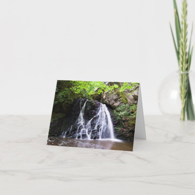 Fairy Glen waterfall, Rosemarkie Greeting card (Front)