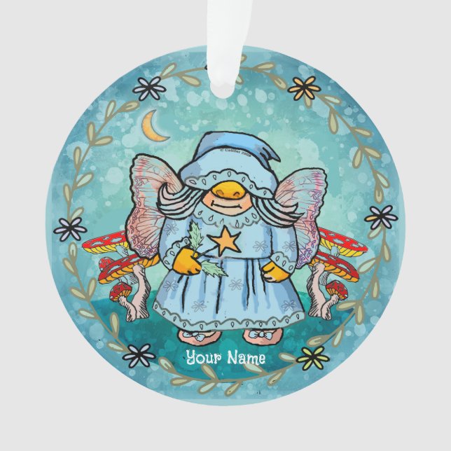 Fairy Gnome Ornament (Front)