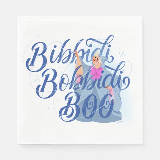 Fairy Godmother - Bibbidi Bobbidi Boo Napkin (Front)
