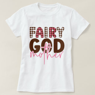 Fairy Godmother Colourful Typography Art T-Shirt
