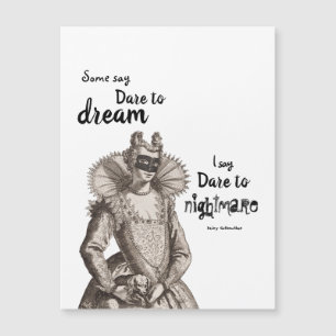 Fairy Gothmother "Dare to Nightmare" magnet card