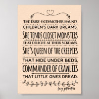 Fairy Gothmother "Queen of the Creepies" Nursery