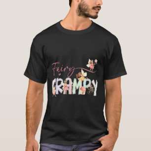 Fairy grampy magical floral birthday girl fairytal T-Shirt