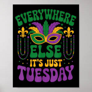 Fairy Grandma Magical Floral Birthday Illustration Poster