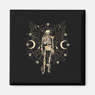 Fairy Grunge Fairycore Aesthetic Butterfly Skeleto Magnet
