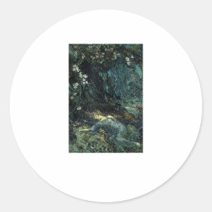 Fairy Grunge Fairycore Aesthetic  Cottagecore Gobl Classic Round Sticker